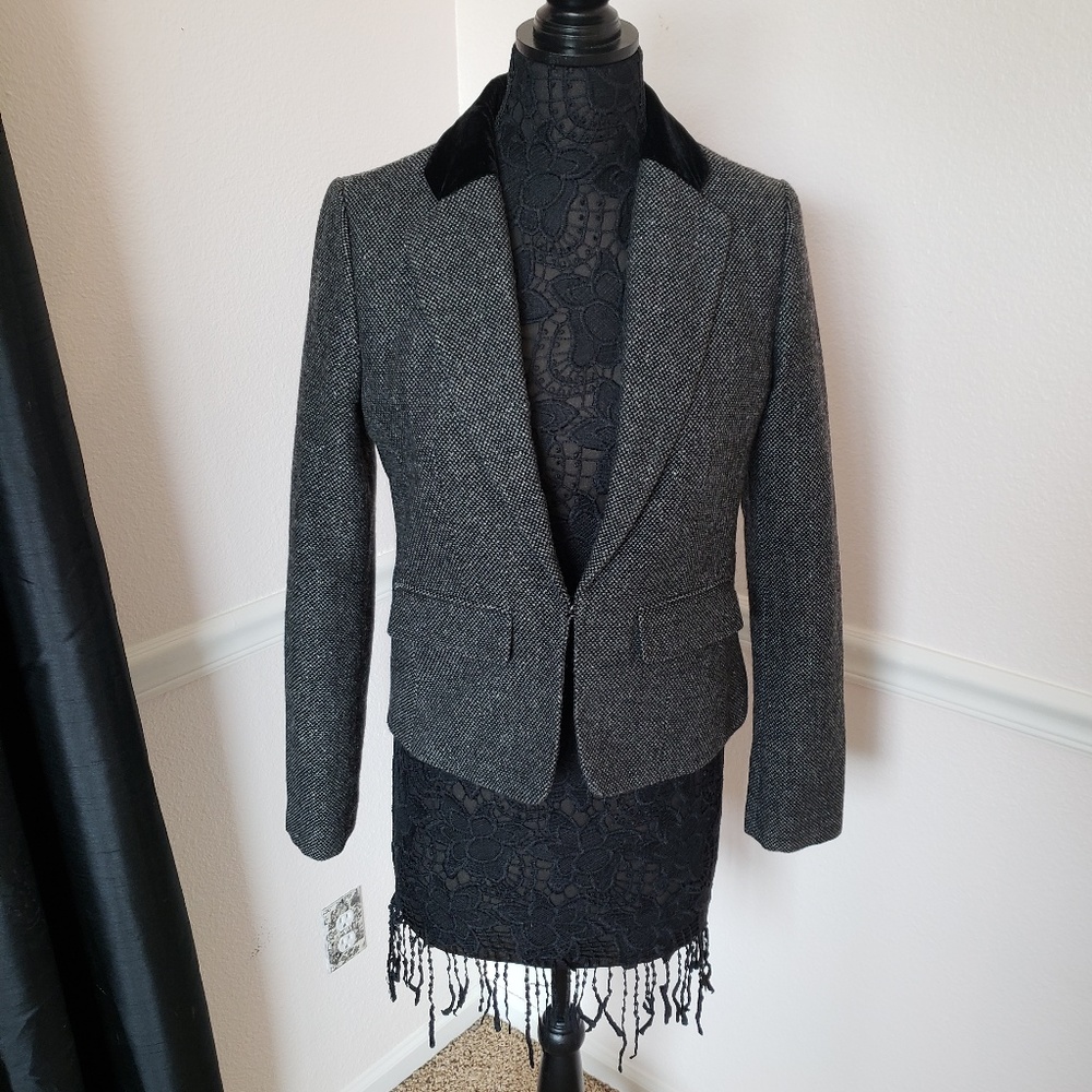 American Eagle Outfitters Gray Blazer
